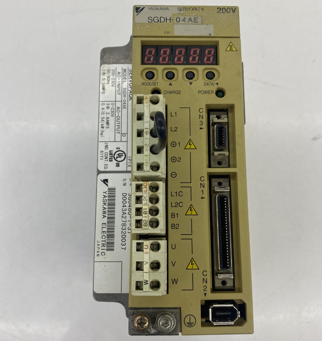 Yaskawa SGDH-04AE Servo Sürücü 0.54Kw 230V