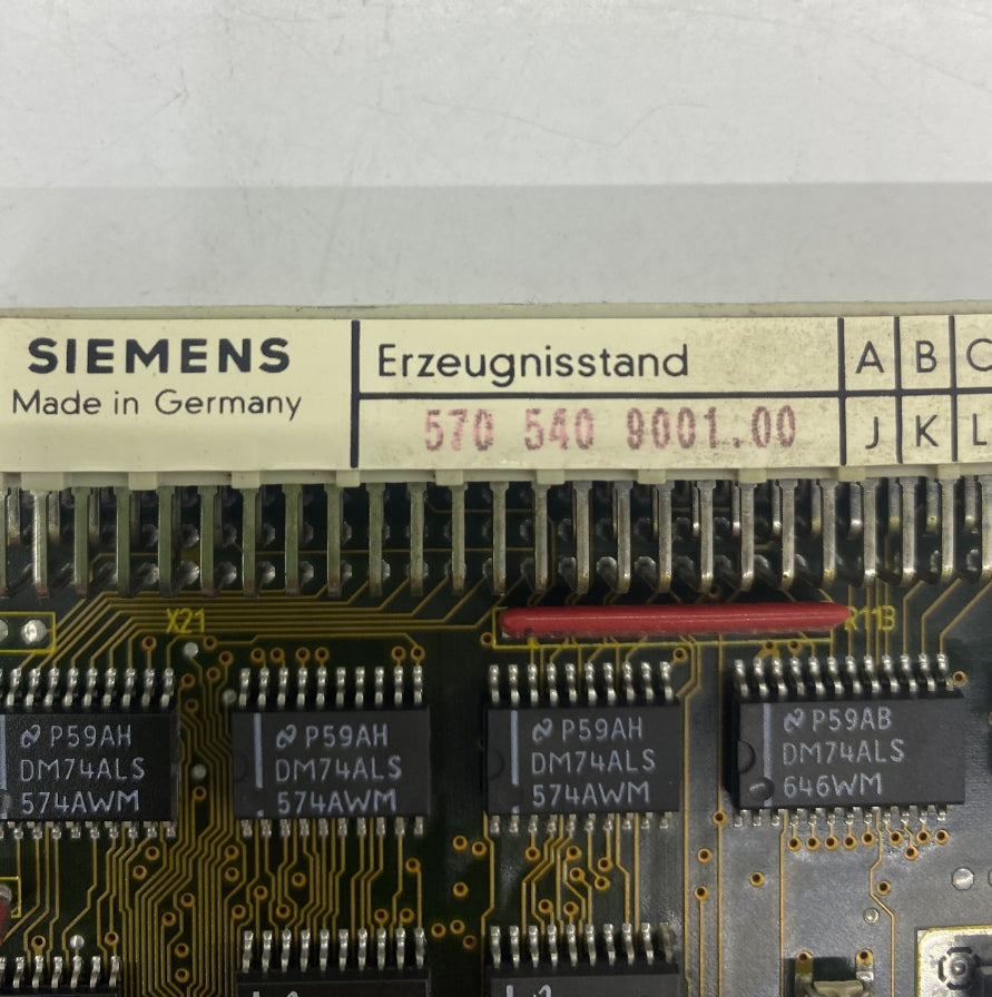 Siemens 570 540 9001.00 Kontrol Karti