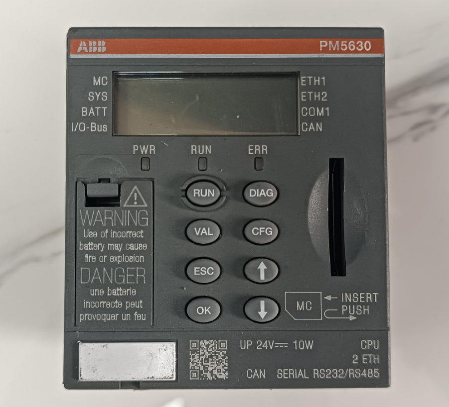 Abb 1SAP131000R0278 PM5630-2ETH PLC CPU