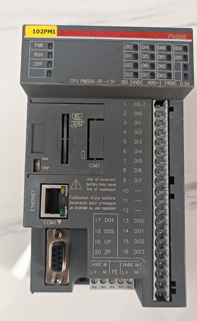 Abb 1SAP121200R0071 PM556-TP-ETH PLC CPU