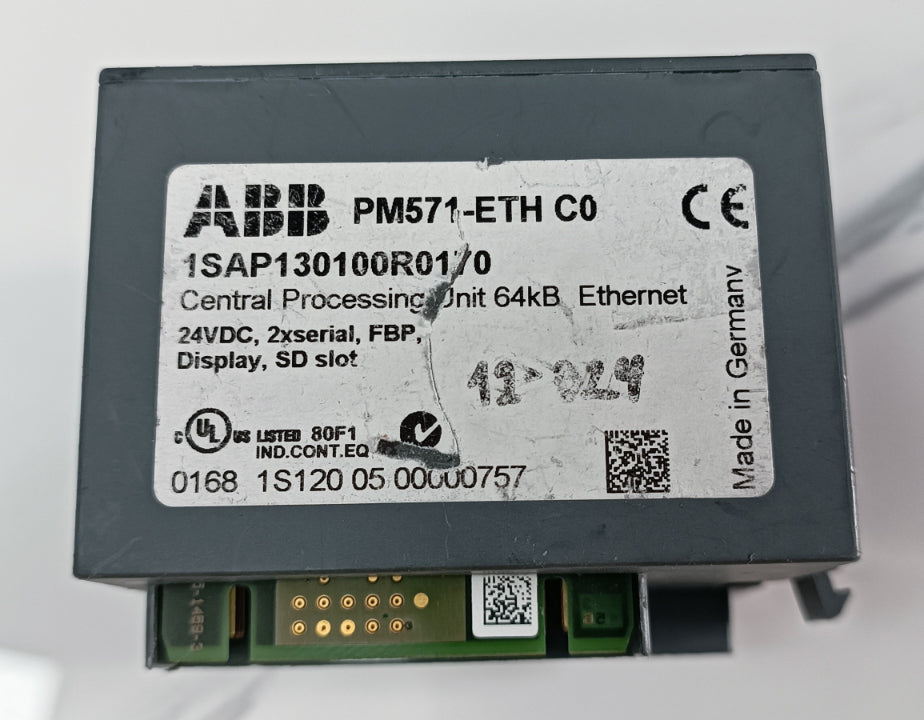 Abb 1SAP130100R0170 PM571-ETH CO PLC CPU
