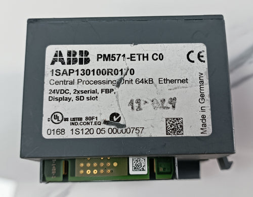 Abb 1SAP130100R0170 PM571-ETH CO PLC CPU