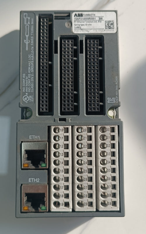 Abb 1SAP214000R0001 TU508-ETH TU508-ETH Terminal Ünitesi