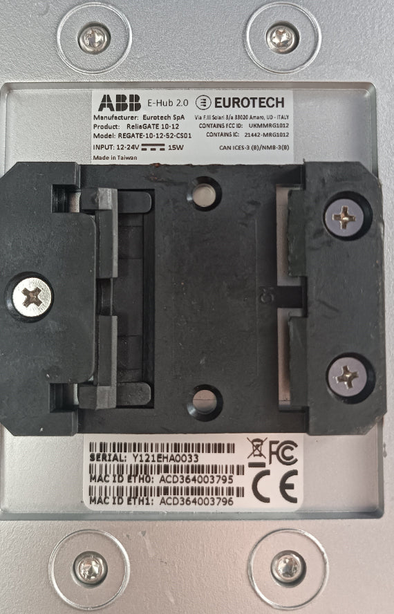 Abb EUROTECH REGATE-10-12-52-CS01 Kontrol Ünitesi