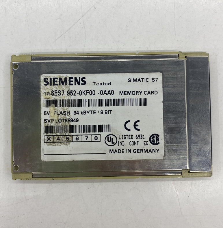 Siemens 6ES7 952-0KF00-0AA0 Bellek Karti