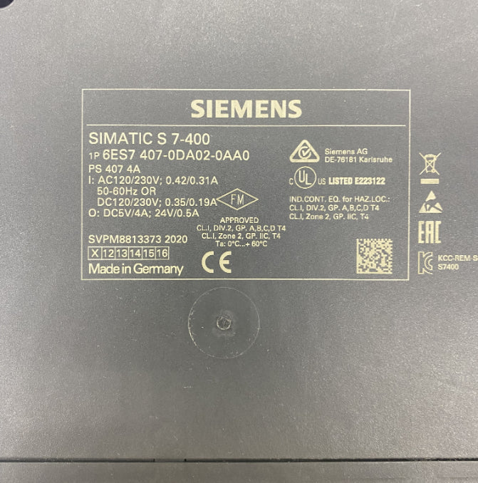 Siemens 6ES7 407-0DA02-0AA0 Motion Modülü
