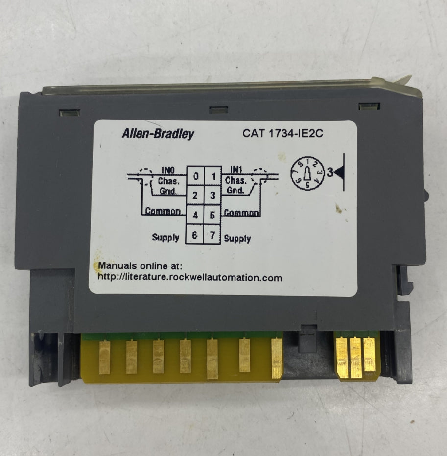 Allen Bradley 1734-IE2C C Analog Giriş Modülü