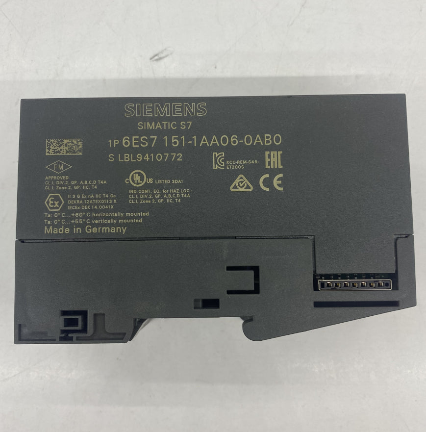 Siemens 6ES7 151-1AA06-0AB0 Arayüz Modülü
