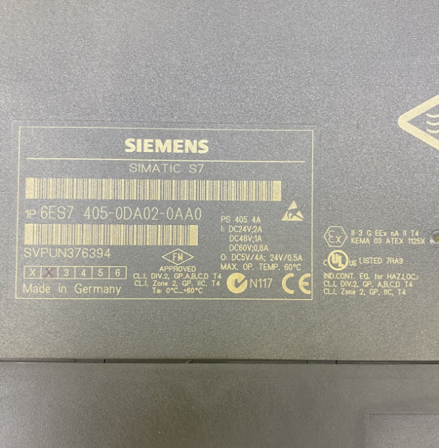 Siemens 6ES7 405-0DA02-0AA0 Motion Modülü