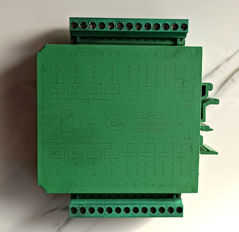 Eurogi EMR8X1NAP-24C Röle Modülü 31E018052 EMR8X1NAP-24C