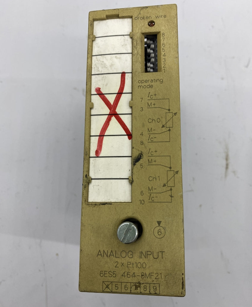 Siemens 6ES5 464-8MF21 Analog Çikiş Modülü
