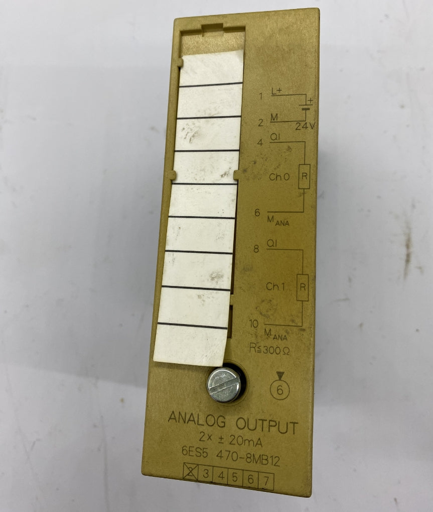 Siemens 6ES5 470-8MB12 Sayaç Modülü
