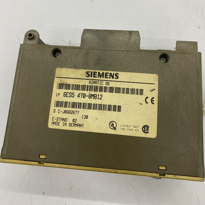 Siemens 6ES5 470-8MB12 Sayaç Modülü