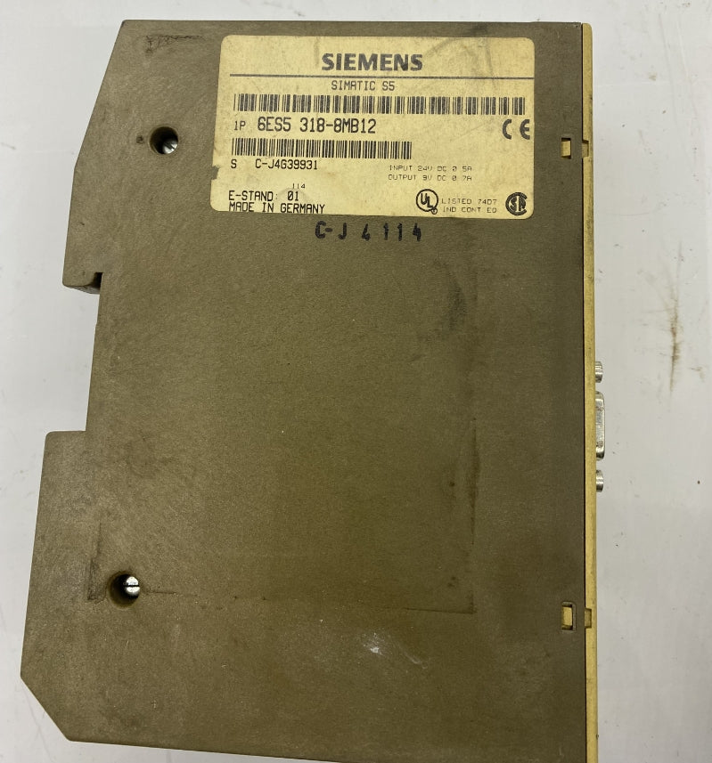 Siemens 6ES5 318-8MB12 Dijital Çikiş Modülü