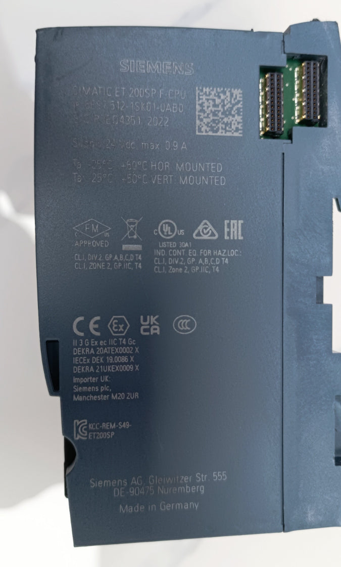 Siemens 6ES7 512-1SK01-0AB0 Bellek Modülü