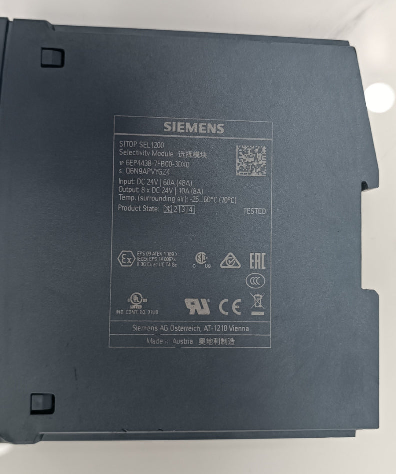Siemens 6EP4438-7FB00-3DX0 Güç Kaynaği