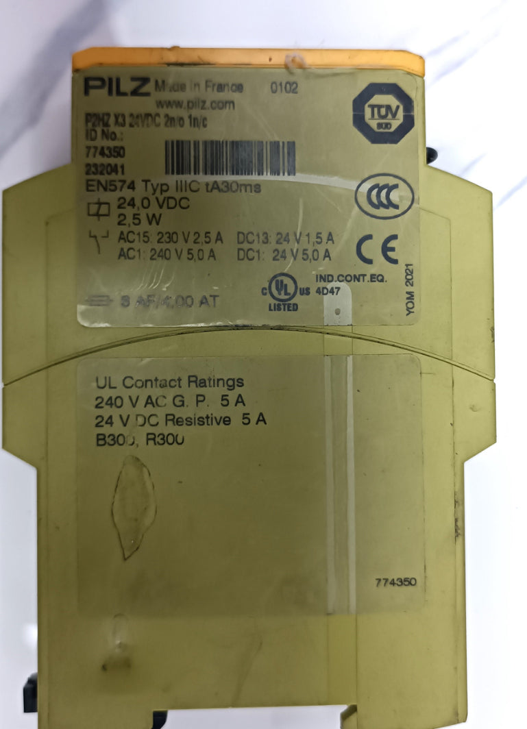 Pilz P2HZ X3 24VDC Güvenlik Rölesi