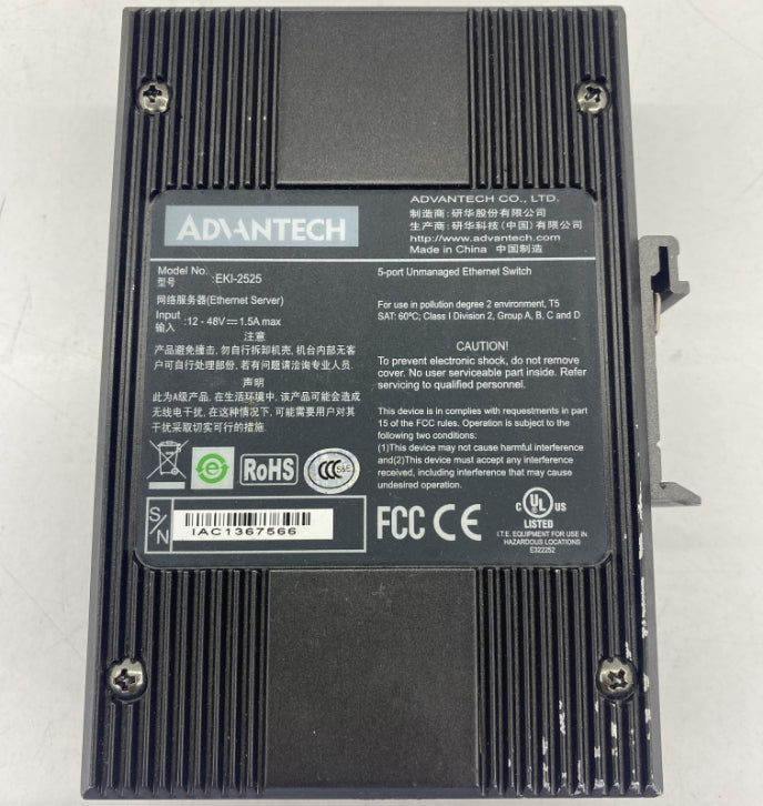 Advantech EKI-2525 Endüstriyel Ethernet Switch
