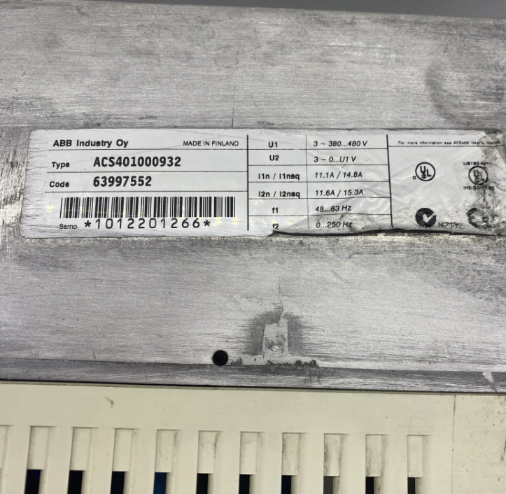 ABB ACS401000932 AC Motor Sürücü