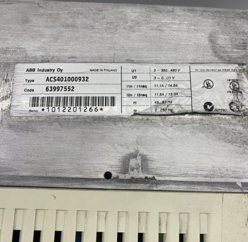 ABB ACS401000932 AC Motor Sürücü