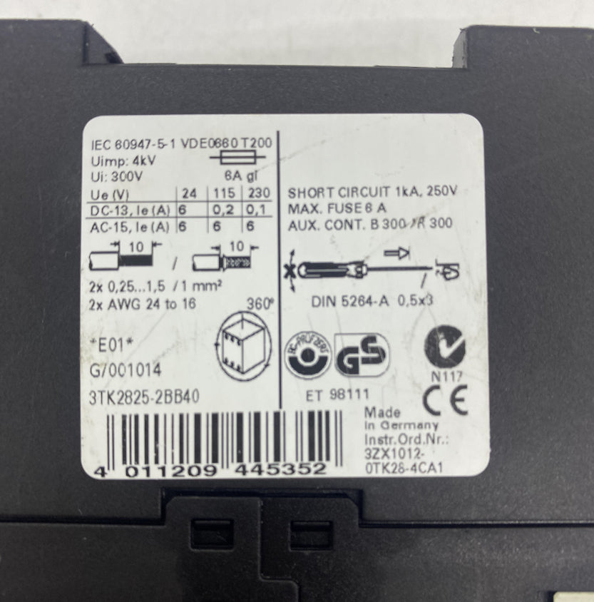 Siemens 3TK2825-2BB40 Emniyet Rölesi
