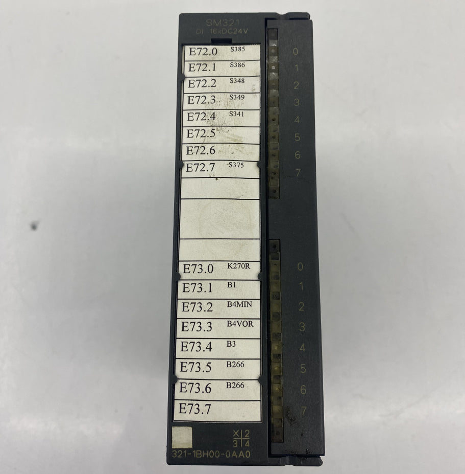 Siemens S7-300 6ES7321-1BH00-0AA0 Dijital Giriş Modülü