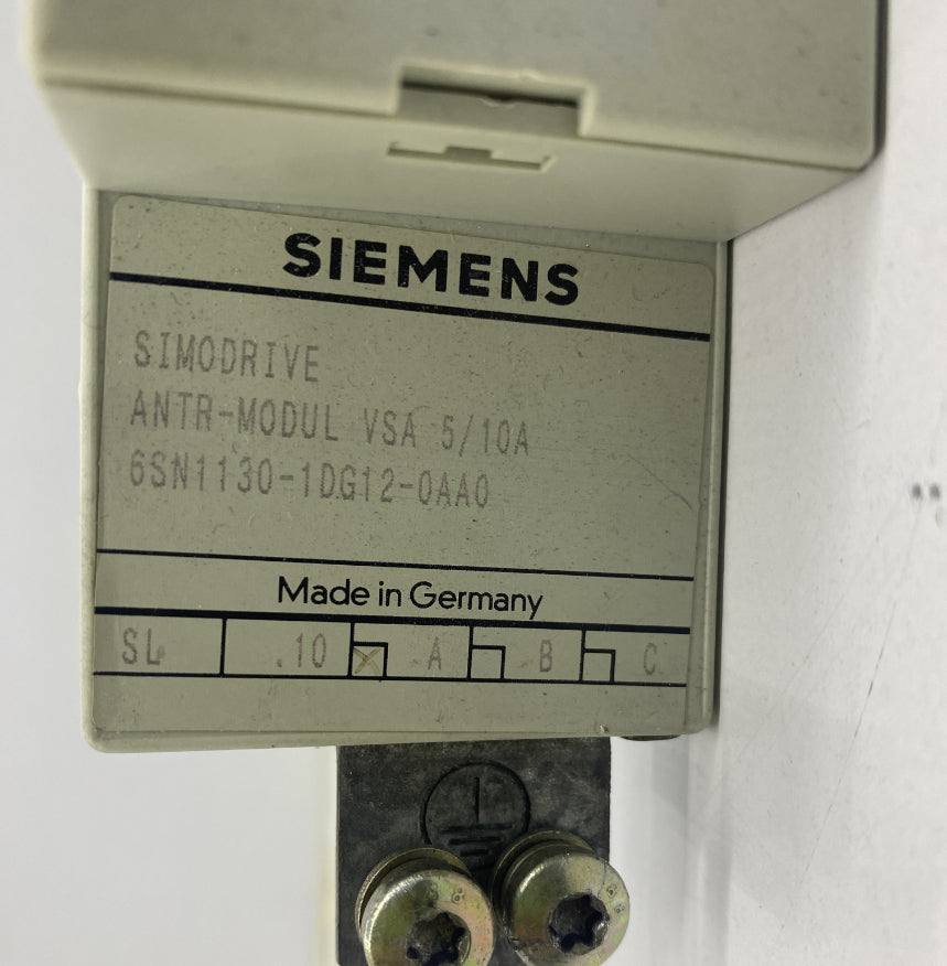 Siemens SIMODRIVE 6SN1130-1DG12-0AA0 Servo Kontrol Modülü