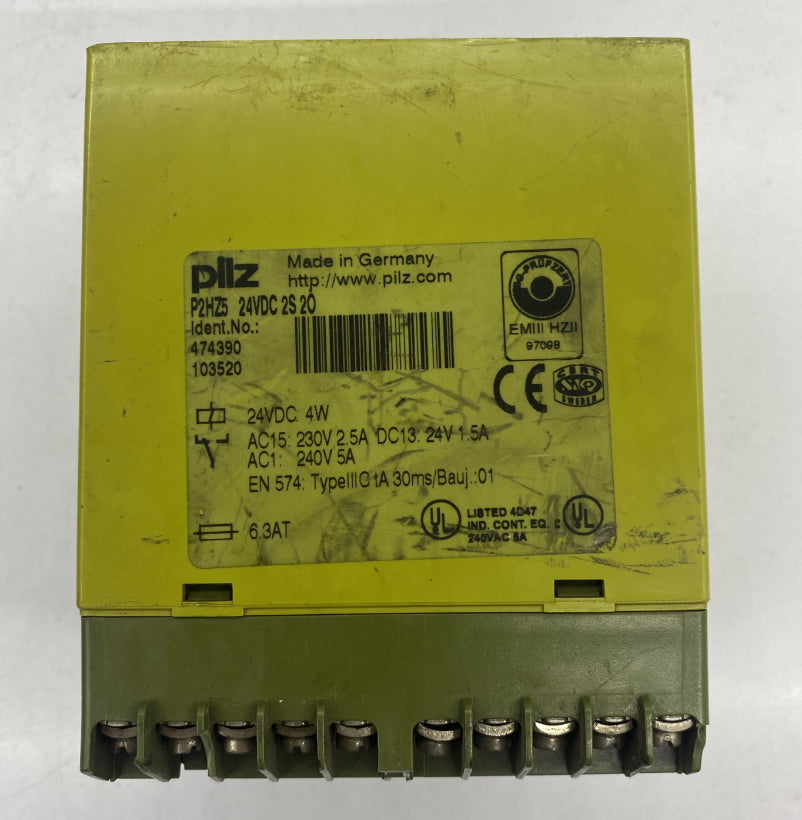 Pilz P2HZ5 24VDC Emniyet Rölesi