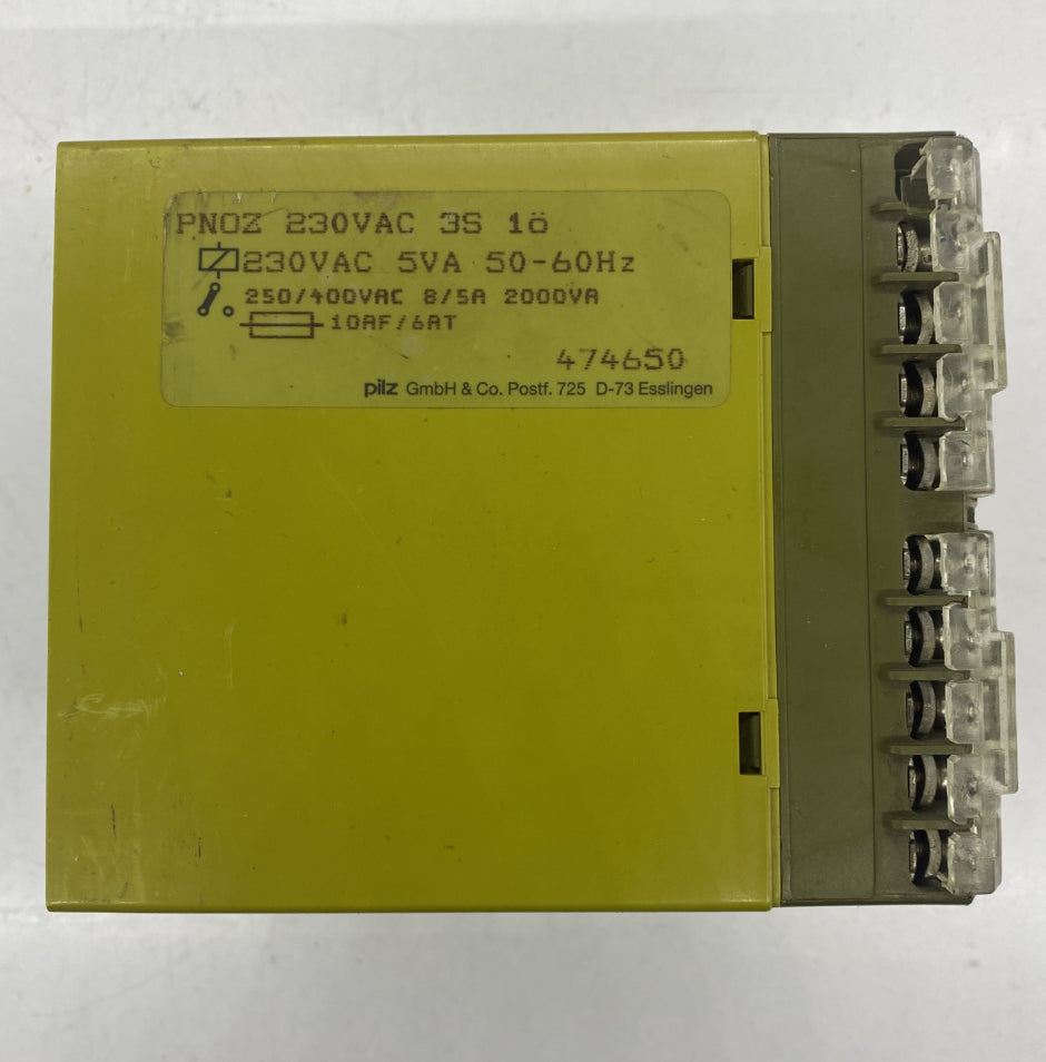 Pilz PNOZ 230VAC Emniyet Rölesi