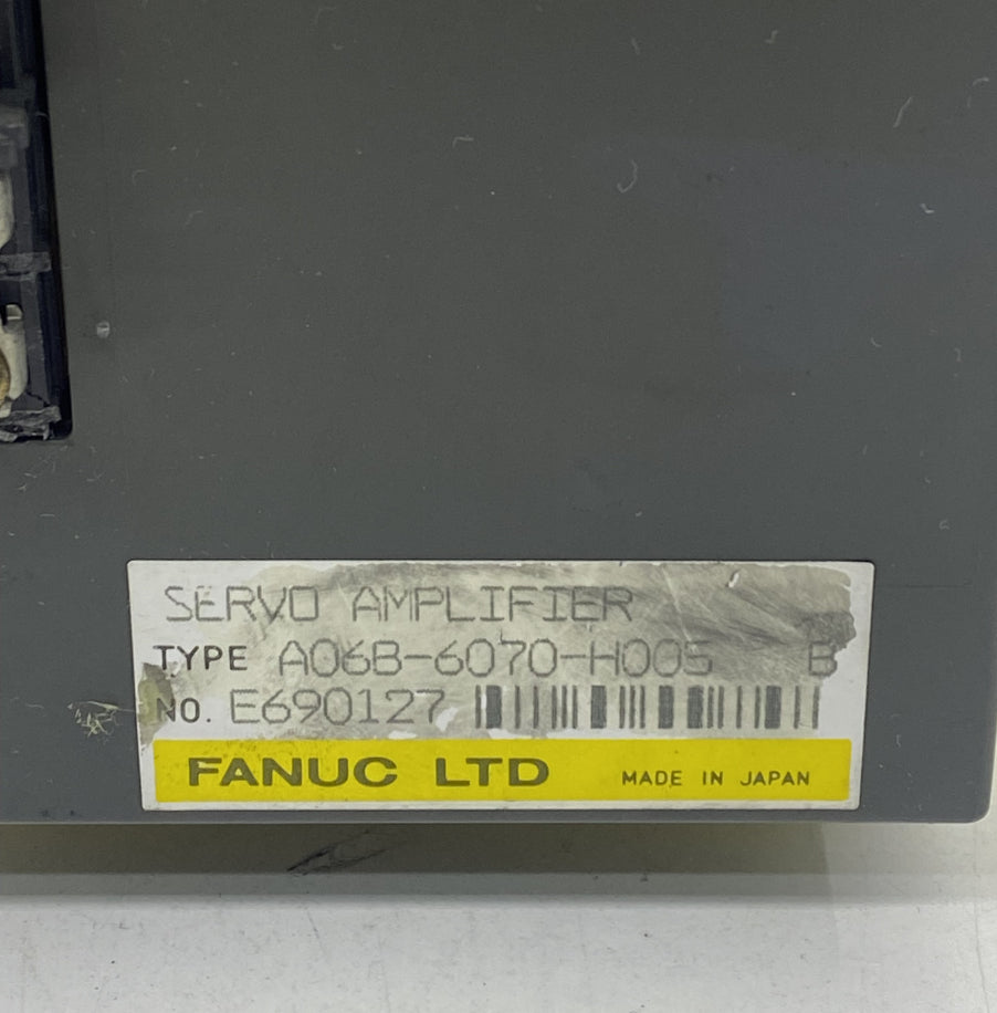 Fanuc A06B-6070-H005 Servo Sürücü