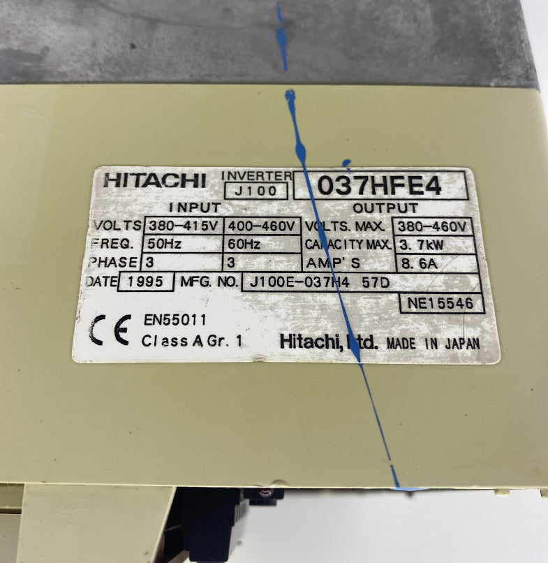 Hitachi J100-037HFE4 AC Motor Sürücü