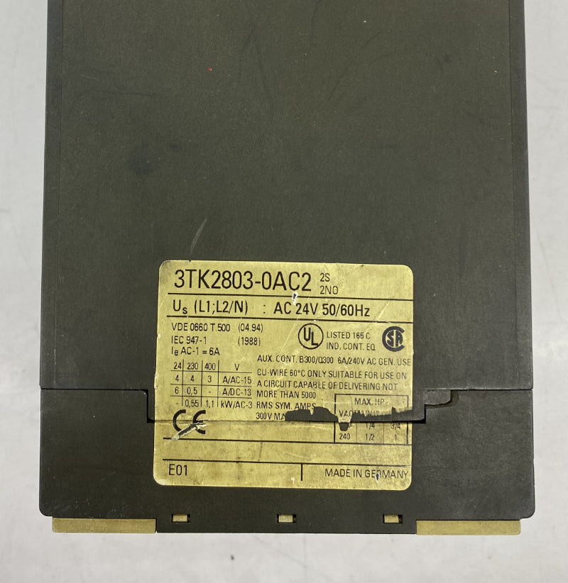 Siemens 3TK2803-0AC2 Emniyet Rölesi