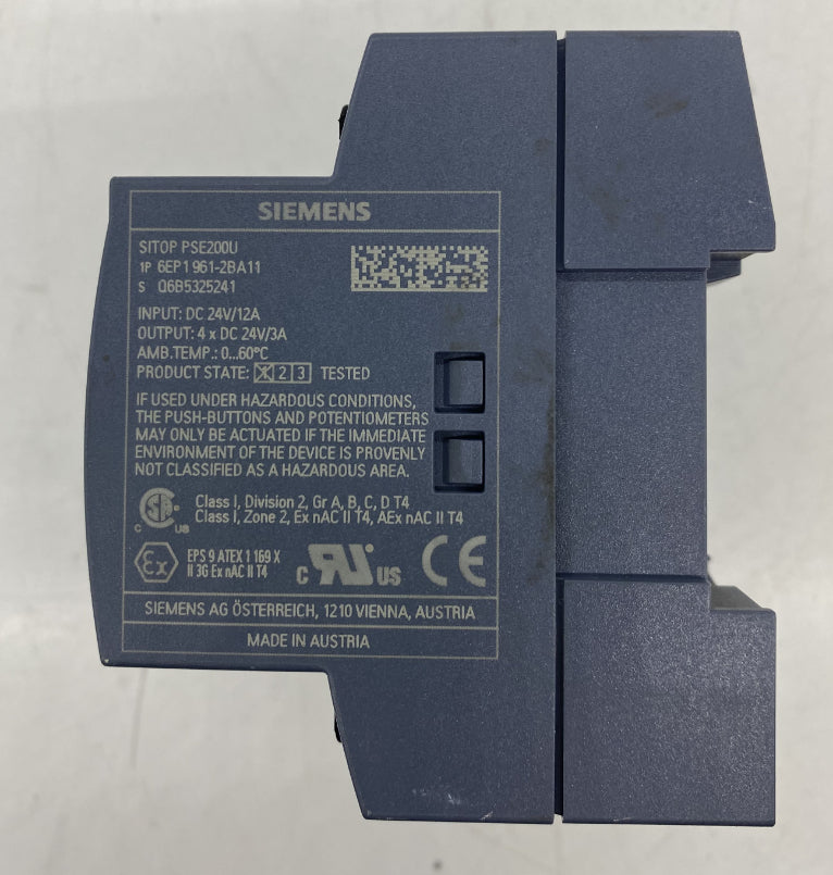 Siemens 6EP1961-2BA11 Endüstriyel Güç Kaynağı