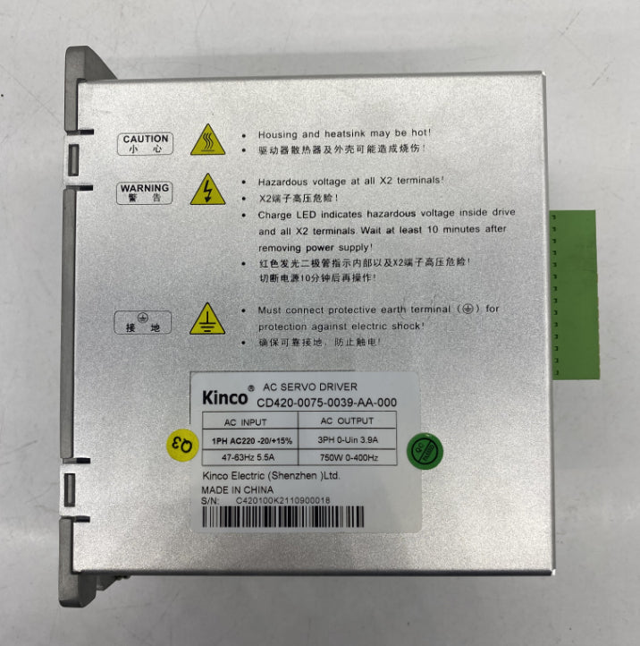 Kinco CD420-0075-0039-AA-000 Servo Sürücü