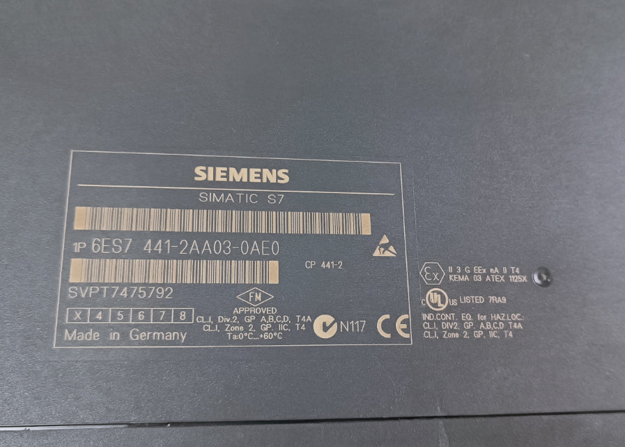 Siemens 6ES7441-2AA03-0AE0 İletişim İşlemcisi