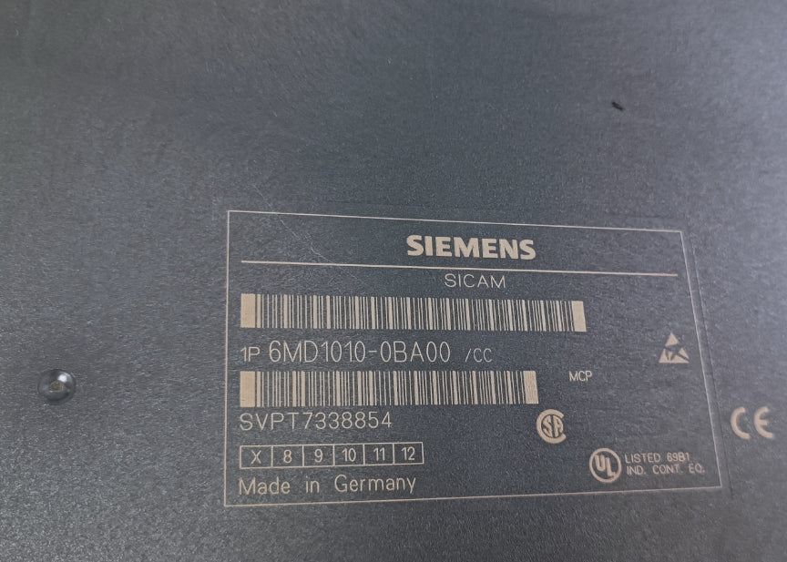 Siemens 6MD1010-0BA00 Endüstriyel Motor