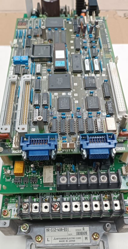 Mitsubishi MR-S12 40A Servo Sürücü Ünitesi - E01 Serisi