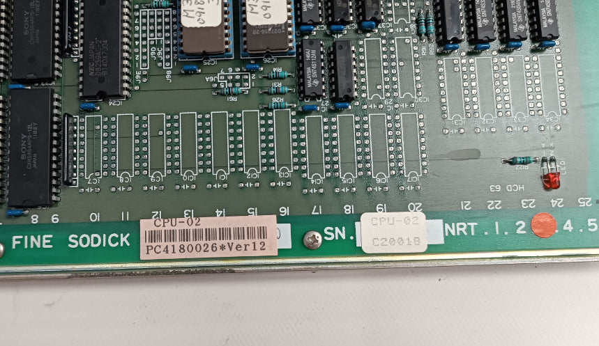Fine Sodick CPU-02 Yüksek Performanslı Kontrol İşlemcisi