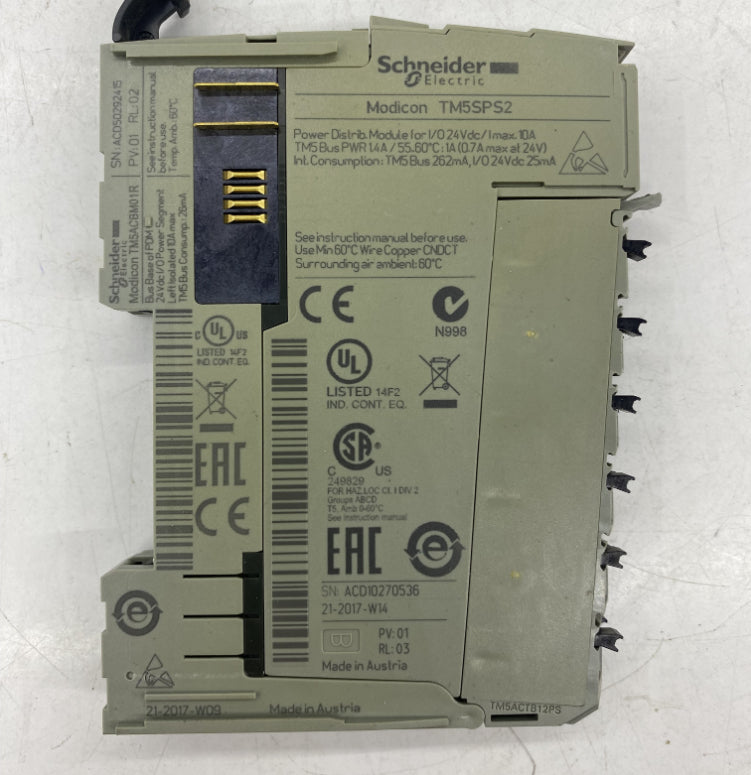 Schneider Modicon TM5 Güç Dağıtım Modülü - 24VDC I/O