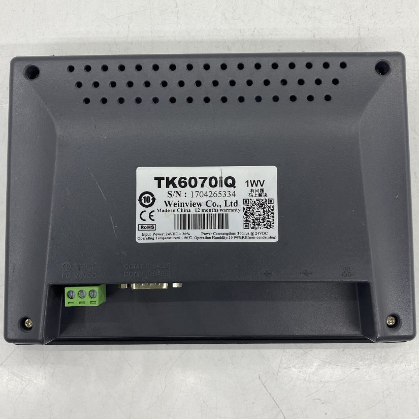 Weinview TK6070iQ 7 inç Renkli Dokunmatik Operatör Paneli