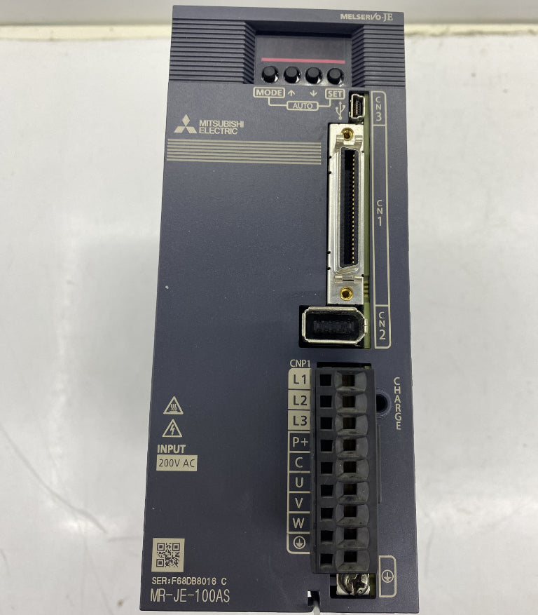 Mitsubishi MR-JE-100AS 1kW Servo Sürücü - 200V Seri