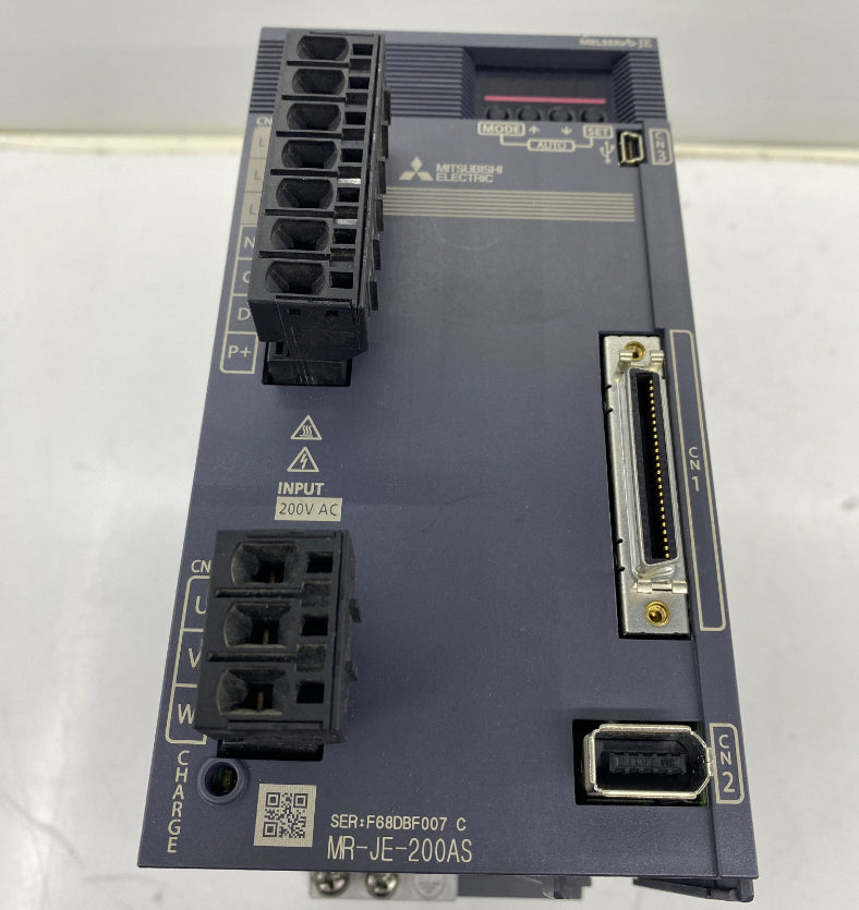 Mitsubishi MR-JE-200AS 2kW Servo Sürücü - Kolay Devreye Alma