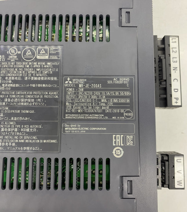 Mitsubishi MR-JE-200AS 2kW Servo Sürücü - Kolay Devreye Alma