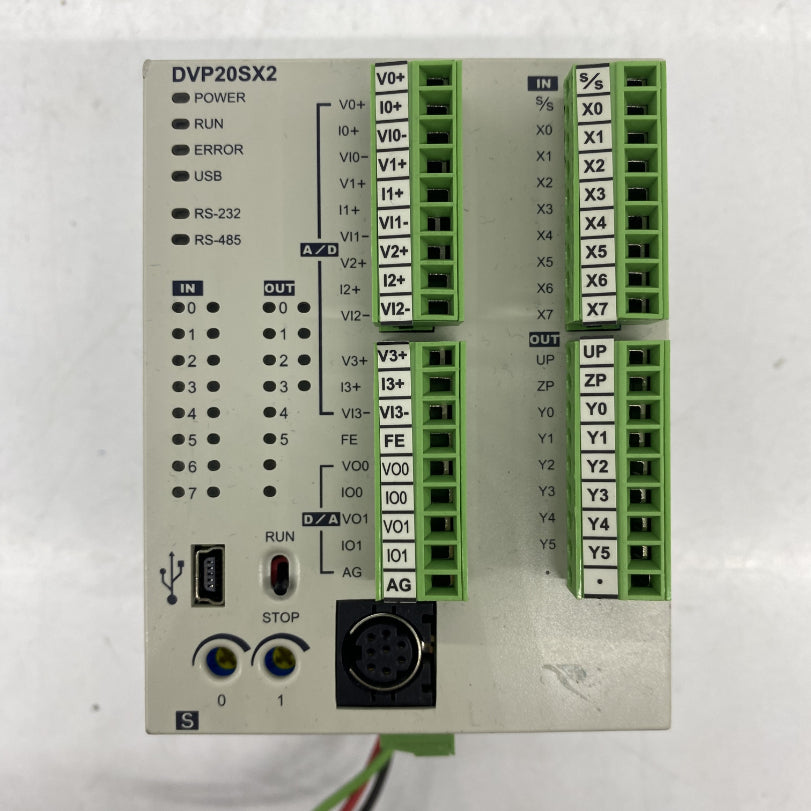 Delta DVP-SX2 Serisi 20 I/O Analog Giriş/Çıkışlı PLC