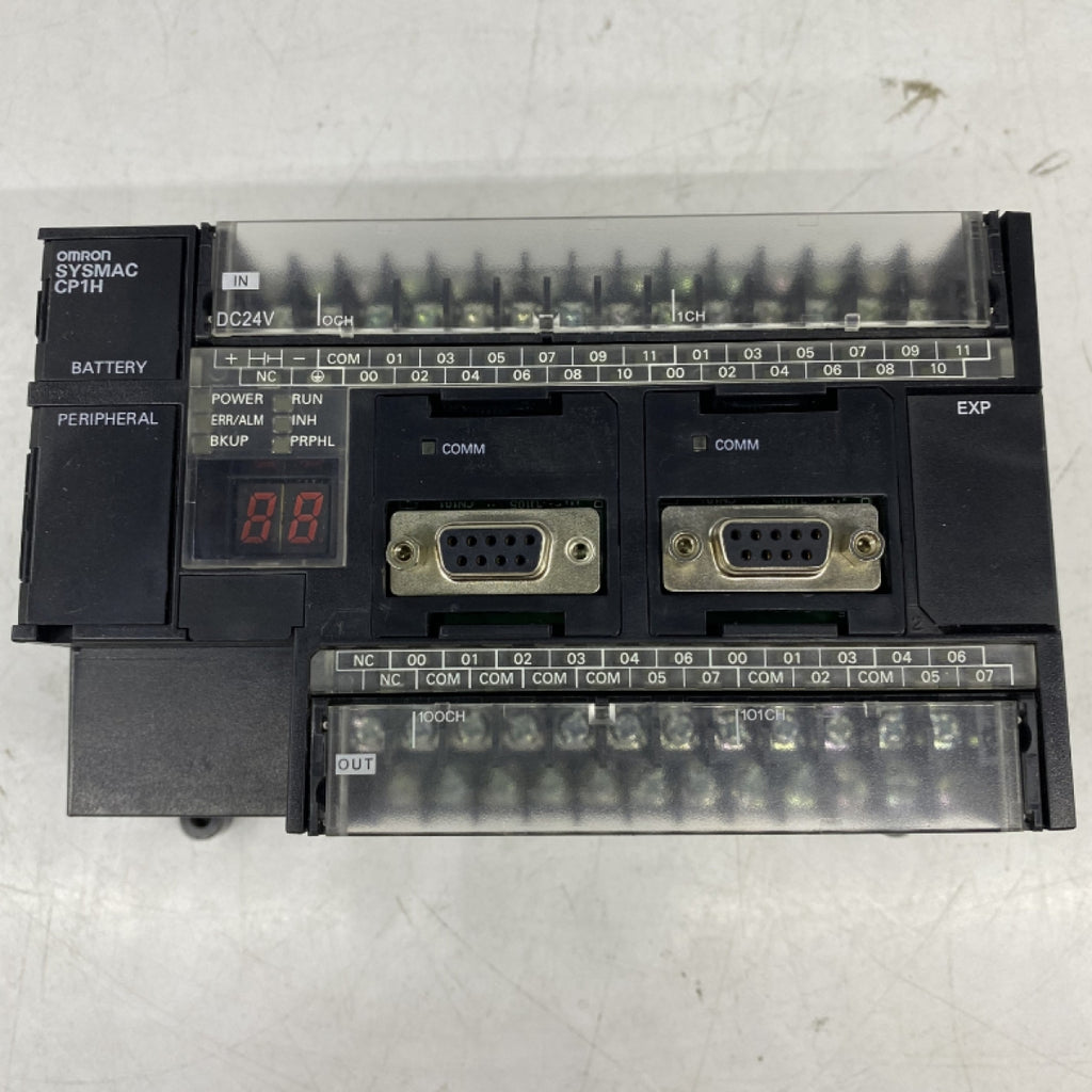 Omron CP1H Serisi 40 I/O Transistör Çıkışlı PLC