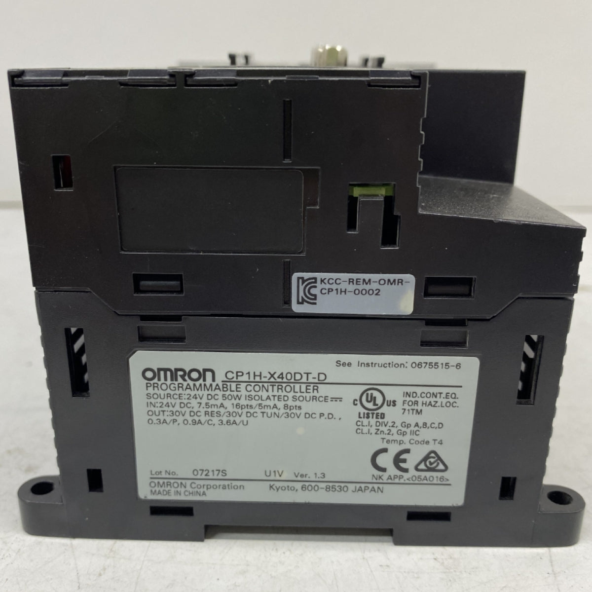 Omron CP1H Serisi 40 I/O Transistör Çıkışlı PLC