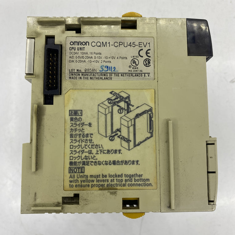 Omron CQM1H Serisi CPU45 PLC İşlemci Ünitesi
