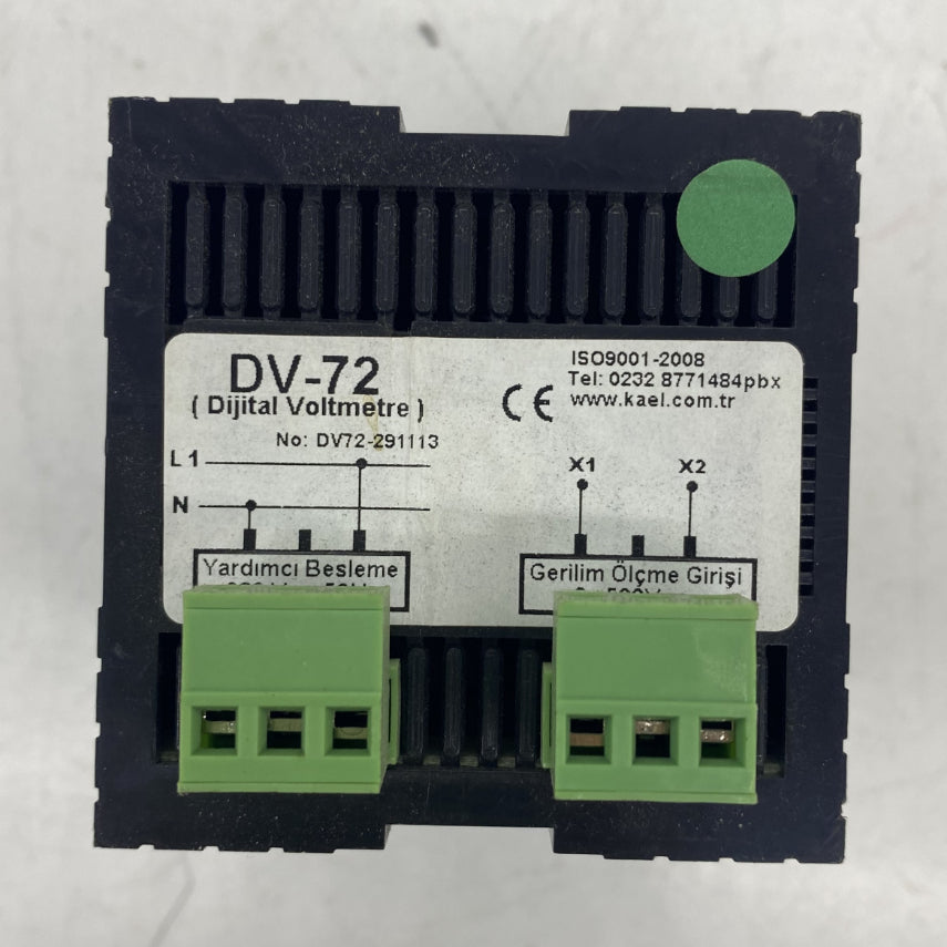 Kael DV-72 Dijital Voltmetre - Ray Tipi Panometre