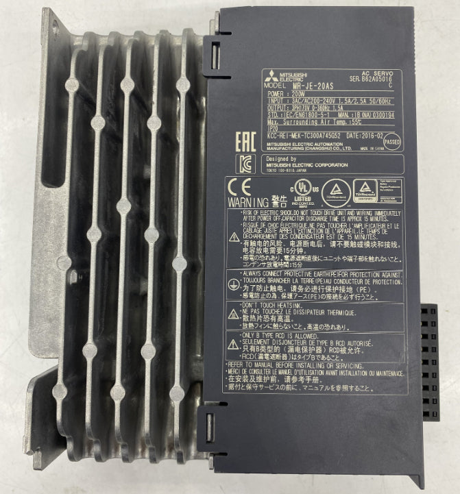 Mitsubishi MR-JE-20AS 200W Servo Sürücü - Kolay Kurulum