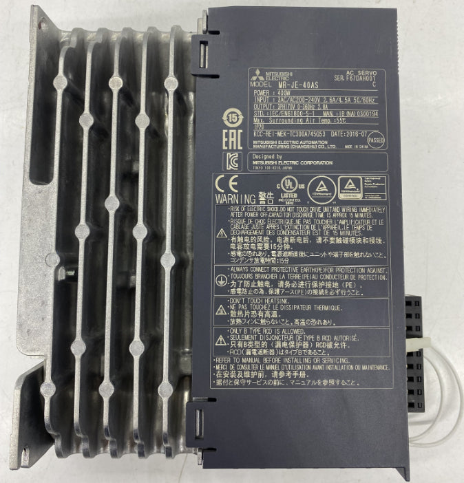 Mitsubishi MR-JE-40A 400W Genel Amaçlı Servo Sürücü